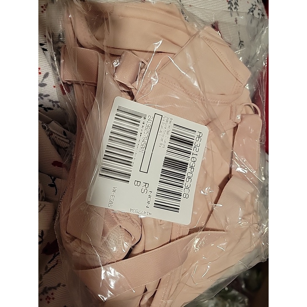 Breezies Mesh Illusions Minimizer Underwire Bra Pale Blush 46G